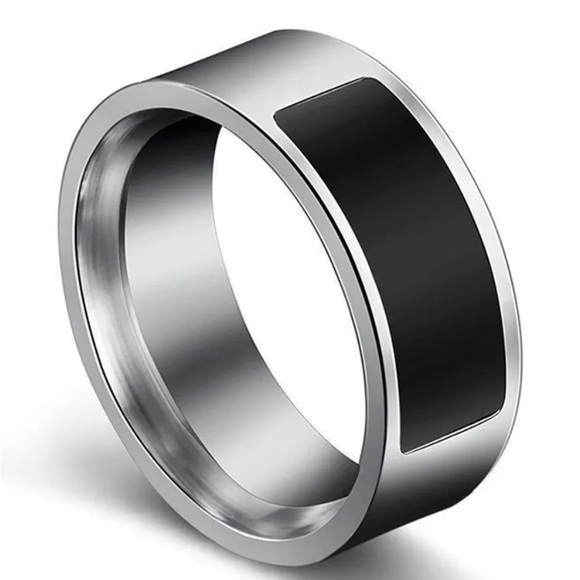 NEW NFC Multifunctional Waterproof Intelligent Ring Smart Wear Digital Ring Sz 9 - Picture 1 of 9